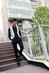 组图：万思维夏日街拍  英伦风清爽绅士