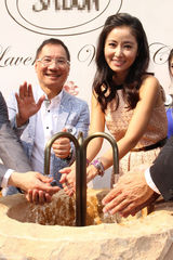 组图：林心如优雅站台笑容甜美 否认恋杨一展