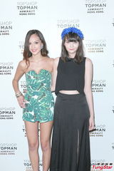 组图：谢婷婷参加酒会 林德信自称打扮像德普