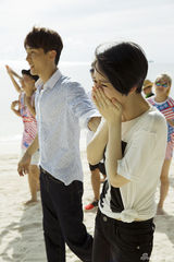 组图:李承铉海岛求婚戚薇办浪漫婚礼