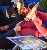 组图：皮特捧场朱莉遭男子拳击 肇事者被逮捕