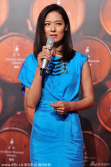 组图：赵薇红衣落落大方 马艳丽蓝裙气质典雅