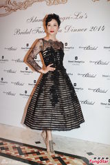 组图：邝美云陈法蓉等出席晚宴  女星抛胸斗艳