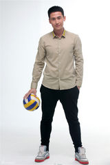 组图：刘立足球写真展阳光暖男魅力