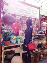 组图：秦岚拜访巴黎圣母院 花神咖啡馆品下午茶