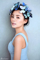 组图：毛林林写真蝴蝶萦绕日系味十足