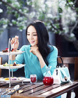 组图：董璇清新色彩大片 上演女神与美食诱惑