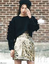 组图：李妍熙时尚写真 散发冷艳魅力