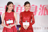 组图：Angelababy被问婚期找黄晓明 与倪妮嘟嘴互吻