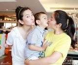 组图：李冰冰素颜为外甥庆生亲做蛋糕母爱爆棚