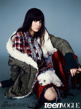 组图：卡戴珊超模小妹登封面 18岁女郎青春靓丽