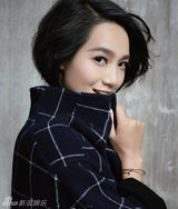 组图：朱丹时尚写真扮西部女郎尽显优雅风