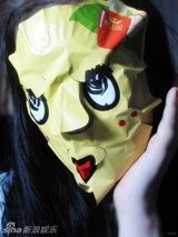 组图：日本推出特色吉祥物面膜 又蠢又萌