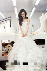 组图：杨幂将大婚婚纱照曝光 美丽新娘幸福满满