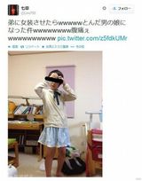 组图：日本弟弟变公主!哥哥姐姐打造十足萌妹子