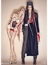 组图：最美男模宣布变性 时尚大片雌雄同体