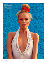 组图：超模娜塔莎比基尼写真 骄阳如火美人如虹