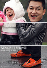 组图：《爸爸》村长李锐四岁可爱女儿跳跳曝光