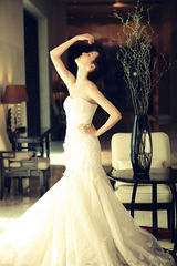 组图：车晓婚纱大片唯美典雅婉约动人