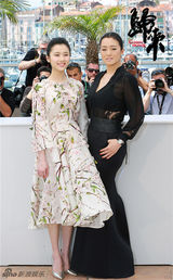 组图：《归来》耀戛纳 张艺谋巩俐默契携手