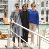 组图：陈可辛携吴君如抵达威尼斯 赵薇墨镜遮面