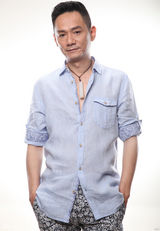 组图：果静林拍大片 演绎魅力型男