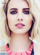 组图：艾玛-罗伯茨彩虹装夏日风情 秀大长腿