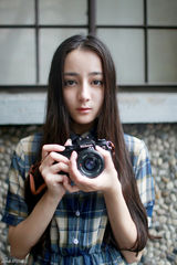 迪丽热巴 古剑奇谭小师妹玩穿越 曝校园清新写真