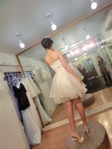 组图：“激吻女”张茆与外籍未婚夫首尔拍婚纱照