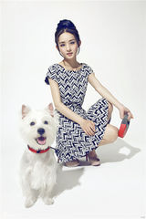 组图：赵丽颖携宠物写真 将呆萌进行到底