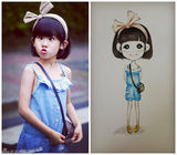 组图：贝儿Q版萌图曝光 表情鬼马童趣盎然