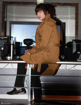 组图：李敏镐朴敏英具荷拉《城市猎人》公开拍摄