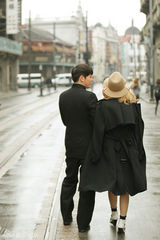 组图：孙坚与霏上演民国恋 减肥夫妇爱情升温