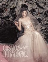 组图：陈乔恩唯美浪漫婚纱 性感俏皮女王风范