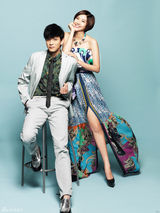 组图：陈晓东唐艺昕情侣写真 腹黑男女浪漫纯爱