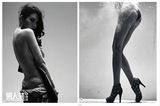 高清图：徐洁儿性感夏日写真玩转黑白与光影