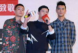 组图：快男电影上海点映 华晨宇欧豪等助阵