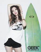 组图：After School 成员Nana湿身写真 散发致命性感诱惑