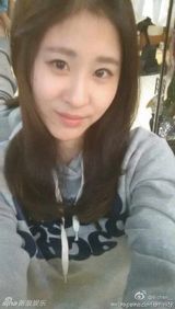 组图：好声音韩归女孩张碧晨甜美私照 传为EXO私生饭