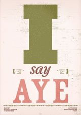 组图：苏格兰公投太文艺！政治海报美如话剧