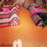 组图：天后海边练瑜伽？王菲晒和李嫣海边美照