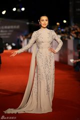 组图：金马红毯群星闪耀 舒淇深V亮胸性感爆棚