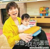 组图：谁是超级星爸潜力股？萌宝宝融化硬汉