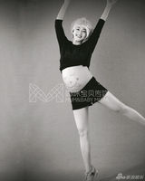 组图：阿雅挺大肚登杂志封面 感恩生命奇妙