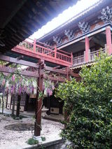 组图：群演探班《琅琊榜》 道具精巧选景讲究