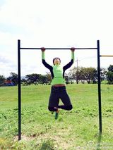 组图：荧光绿闪瞎看客！张亮紧身衣秀性感身材