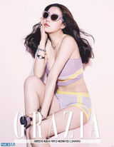 组图：Tara前成员花英运动写真 散发动感魅力