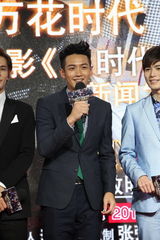 组图：《小时代3》杨幂产后首发声 柯震东搞怪