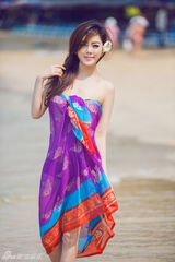 组图：赵文琪泰国泳装写真充满魅惑色彩