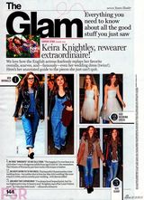 组图：英伦玫瑰凯拉新大片 色彩缤纷花之女神